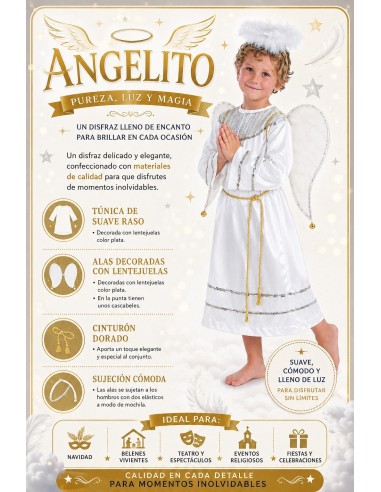 Little Angel Costume | Children's Costumes The Carnival King