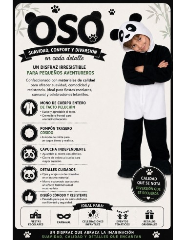 Disfraz Oso | Disfraces Infantiles El Rey del Carnaval
