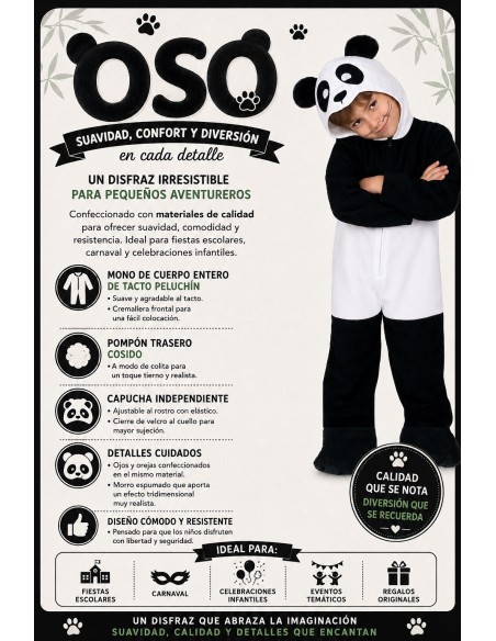 Costume d'ours | Costumes pour enfants Le Roi du Carnaval