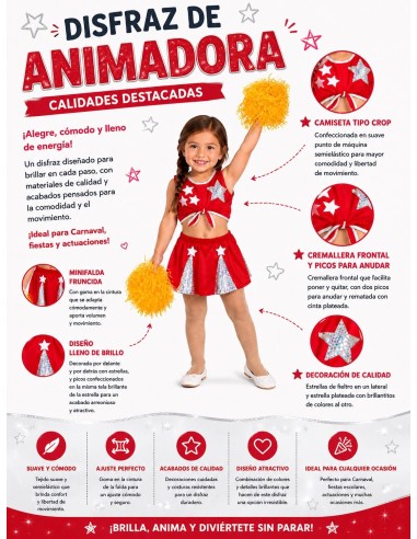 Cheerleader Costume | Children's Costumes The King of Carnival