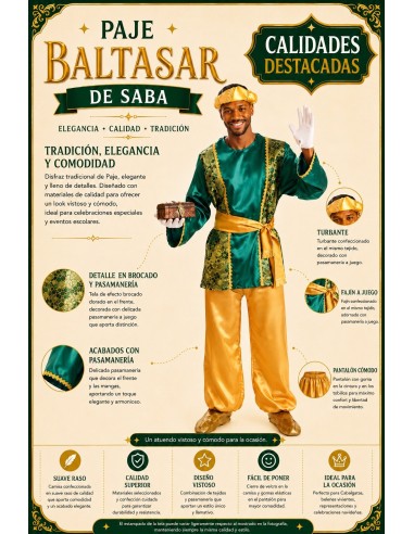Costume Page Baltasar Size L | Adult Costumes The Carnival King