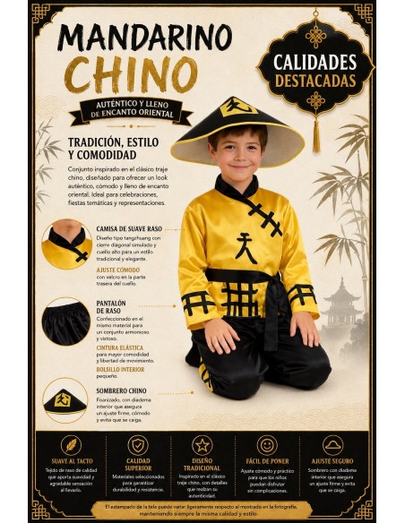 Disfraz Chino | Disfraces Infantiles El Rey del Carnaval