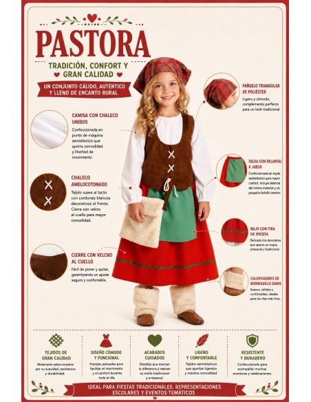 Shepherd Costume | Children's Costumes The Carnival King