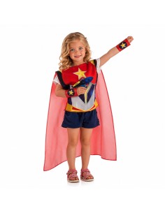 Super Star Cape 3/5 Years | Children's Costumes The King of Carnival