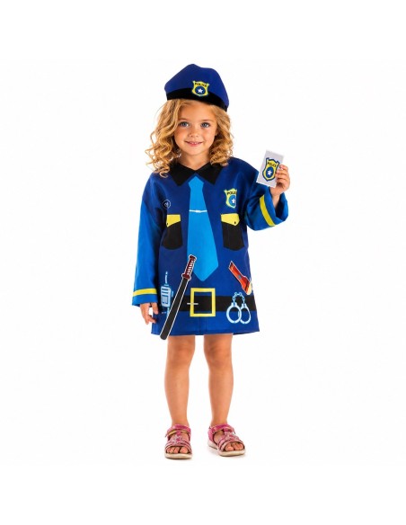 Polizeihemd 3/5 Jahre | Kinderkostüme der König des Karnevals