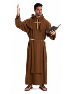 Costume Moine Taille L | Costumes pour Adultes Le Roi du Carnaval