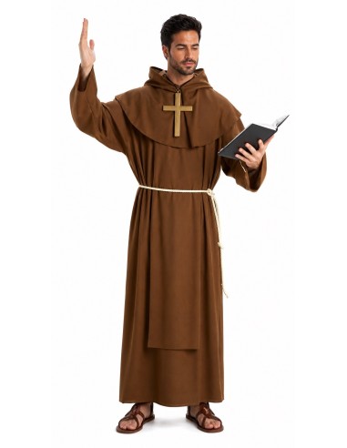 Costume Moine Taille L | Costumes pour Adultes Le Roi du Carnaval