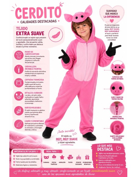 Disfraz Cerdito | Disfraces Infantiles El Rey del Carnaval