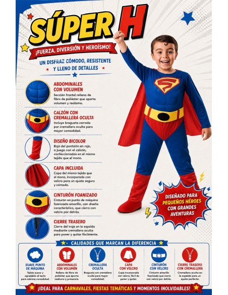 Fantasia Super H | Fantasias Infantis O Rei do Carnaval