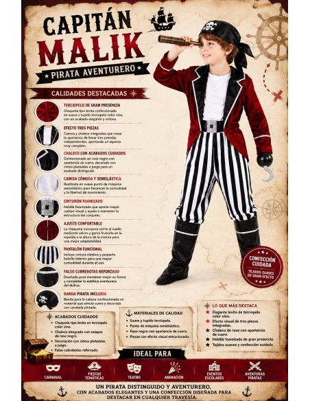 Pirate Costume | Children's Costumes The King of Carnival