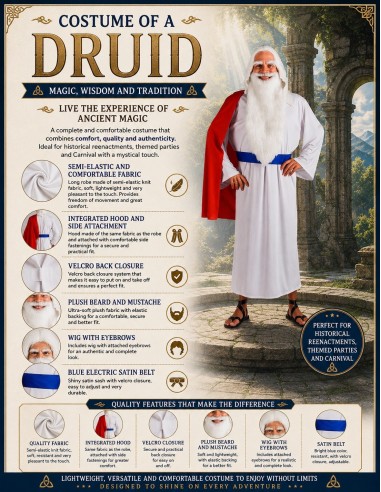 Druid Costume Size L | Adult Costumes The Carnival King