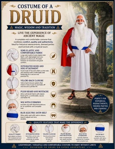 Druid Costume Size L | Adult Costumes The Carnival King