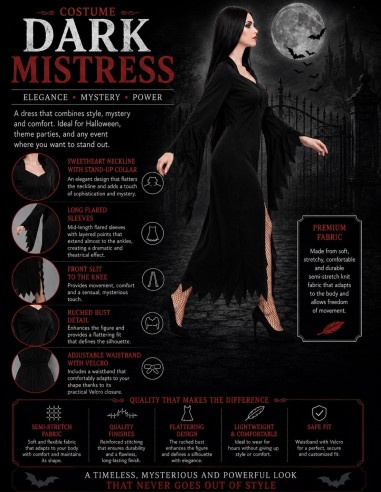Déguisement Mère Sinistre Taille M Neuf | Costumes pour Adultes Le Roi du Carnaval