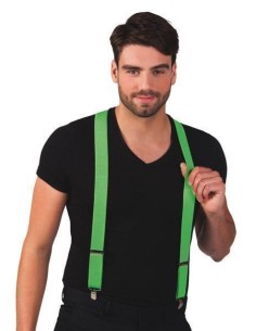 Tirantes verde - de alta calidad, ideal para carnaval, fiestas temáticas y eventos especiales