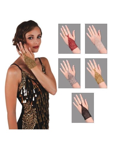 5 assorted color gloves - high quality, ideal for carnival, themed parties, and special events