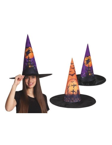 Witch hat 2 assorted - high quality, perfect for carnival, themed parties, and special events