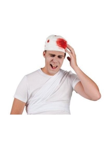 Bloody bandage hat - high quality, great for carnival, themed parties, and special events