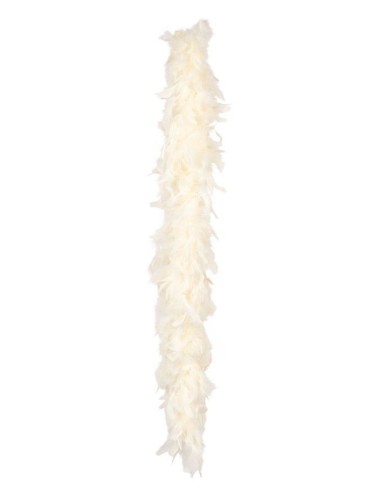 boa pluma 50gr crudo180cm - de alta calidad, ideal para carnaval, fiestas temáticas y eventos especiales