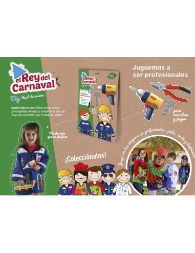 Camisa Mecánic@ 3/5 Años - de alta calidad, ideal para carnaval, fiestas temáticas y eventos especiales
