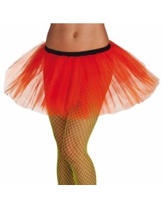 Tutu neon laranja - de alta qualidade, ideal para carnaval, festas temáticas e eventos especiais.