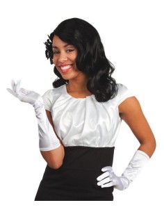 Guantes hasta el codo monte carlo satin - de alta calidad, ideal para carnaval, fiestas temáticas y eventos especiales