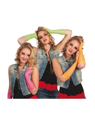 Handschuhe bis zum Ellenbogen New York Neon 3 Co - von hoher Qualität, ideal für Karneval, Themenpartys und besondere Veranstalt