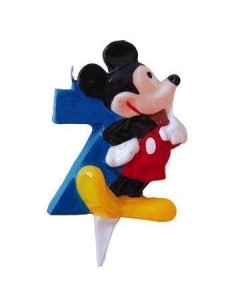 Vela mickey n? 7 - de alta calidad, ideal para carnaval, fiestas temáticas y eventos especiales