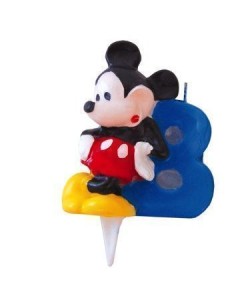 Vela mickey n? 8 - de alta calidad, ideal para carnaval, fiestas temáticas y eventos especiales