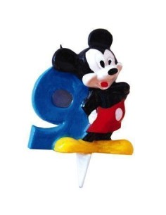 Vela mickey n? 9 - de alta calidad, ideal para carnaval, fiestas temáticas y eventos especiales