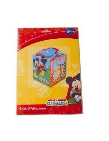 4 Mickey-Maus-Boxen - von hoher Qualität, ideal für Karneval, Themenpartys und besondere Veranstaltungen.