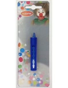 Barra de maquiagem azul em blister - de alta qualidade, ideal para carnaval, festas temáticas e eventos especiais.