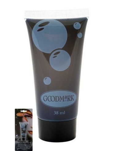 Maquillaje al agua crema 38 ml negro - de alta calidad, ideal para carnaval, fiestas temáticas y eventos especiales