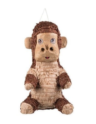 piñata mono (49 x 28 cm) - de alta calidad, ideal para carnaval, fiestas temáticas y eventos especiales