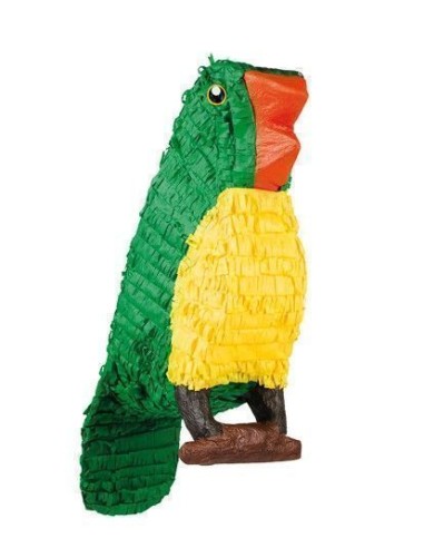 Parrot piñata (42 x 54 cm) - high quality, ideal for carnival, themed parties, and special events