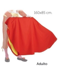 muleta adulto 160x85 cm - de alta calidad, ideal para carnaval, fiestas temáticas y eventos especiales