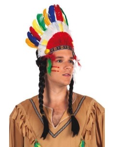 Cherokee Feder - Hochwertige Qualität, ideal für Karneval, Themenpartys und besondere Veranstaltungen.
