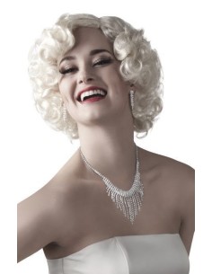 joyeria hollywood (Collar y aretes) - de alta calidad, ideal para carnaval, fiestas temáticas y eventos especiales