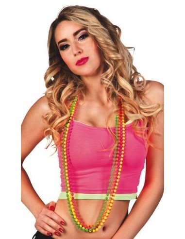 4 collares en uno - de alta calidad, ideal para carnaval, fiestas temáticas y eventos especiales