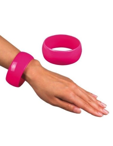 Bracelet rose - de haute qualité, idéal pour le carnaval, les fêtes à thème et les événements spéciaux