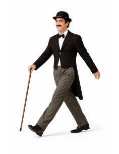 Disfraz Charlot Talla L - de alta calidad, ideal para carnaval, fiestas temáticas y eventos especiales 2