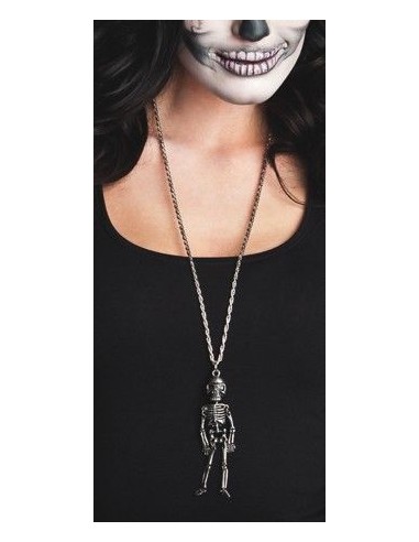 Skeleton necklace - high quality, ideal for carnival, themed parties, and special events.