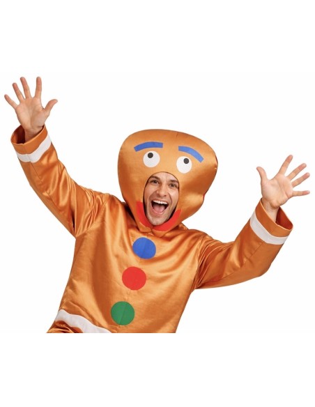 Gingerbread Cookie Costume Size L | Adult Costumes The King of Carnival