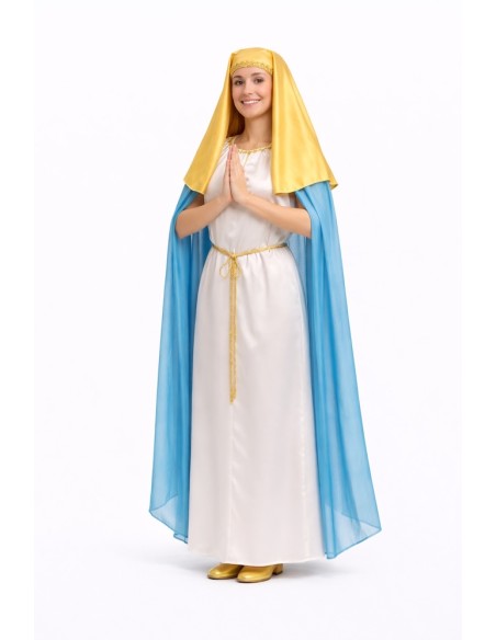 Virgin Mary Costume Size M - high quality, perfect for carnival, themed parties, and special events.