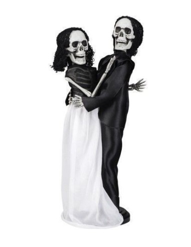Pair of skeletons (41 cm) - high quality, perfect for carnival, themed parties, and special events
