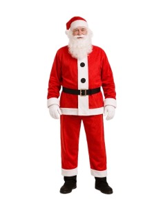 Weihnachtsmann-Kostüm Größe L - von hoher Qualität, ideal für Karneval, thematische Partys und besondere Veranstaltungen