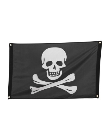 Pirate flag (60 x 90 cm) - high quality, ideal for carnival, themed parties, and special events