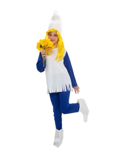 Disfraz Enanita Azul Nuevo - de alta calidad, ideal para carnaval, fiestas temáticas y eventos especiales